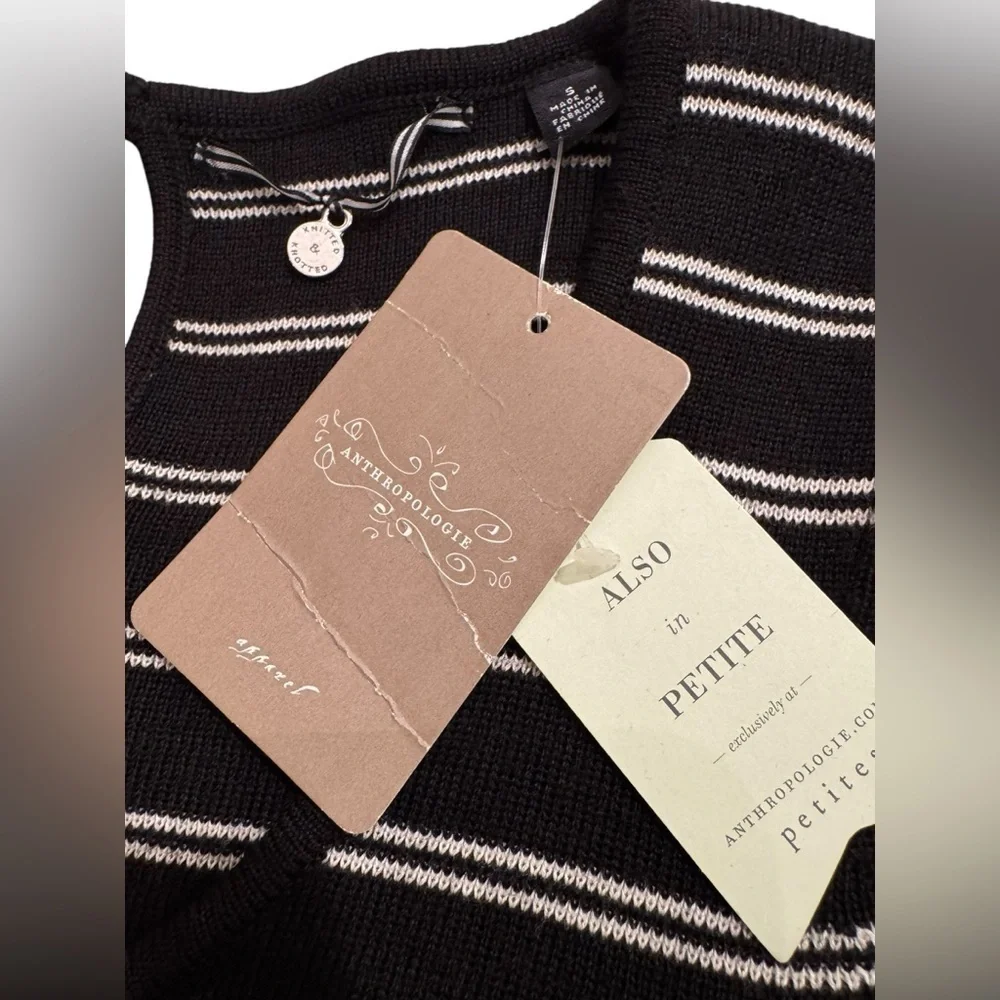 Anthropologie Sweater Dress Knitted & Knotted Women’s Size Small NWT - Picture 5 of 13